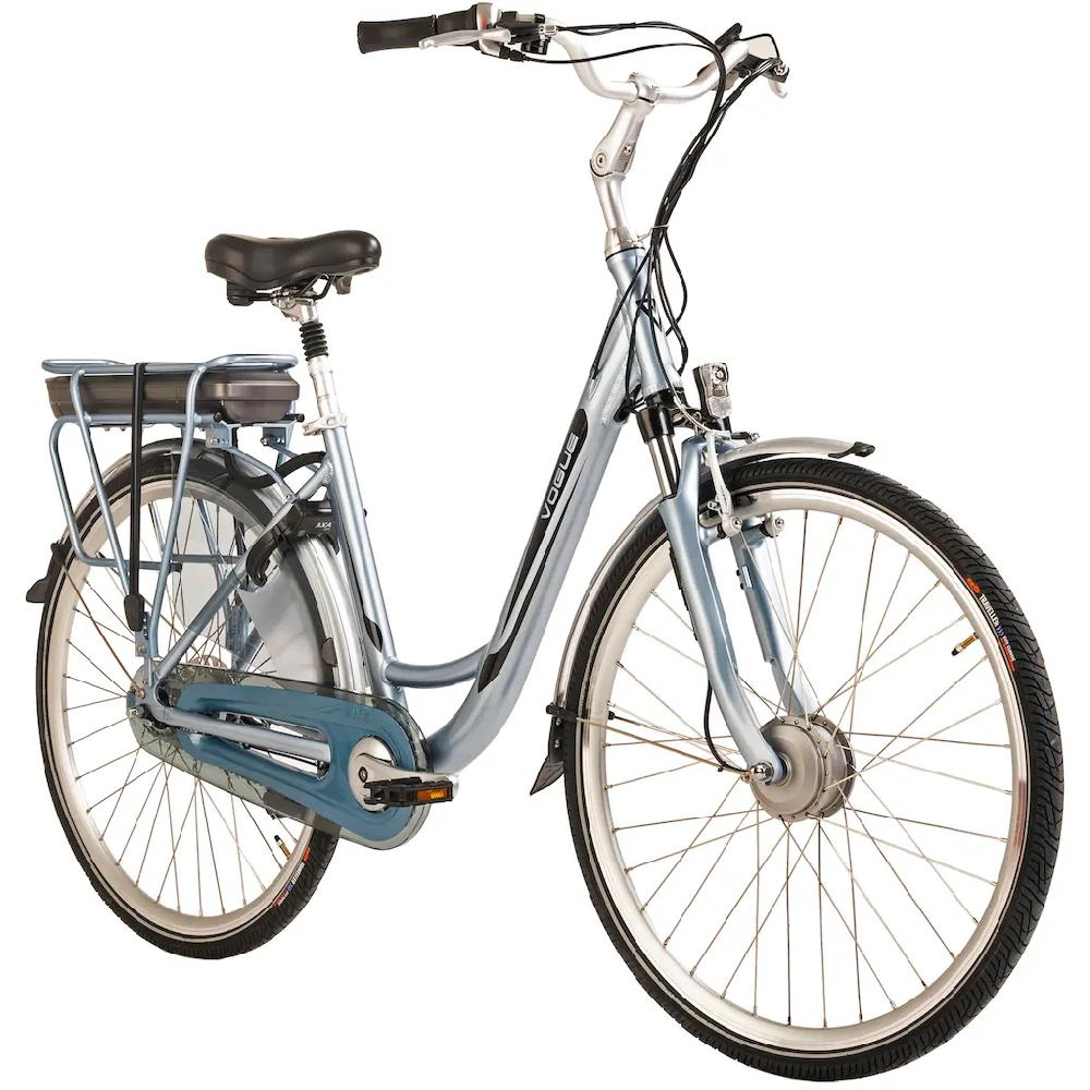 VOGUE BIKE E-Bike »Basic« 7 Gang Shimano Nexus Frontmotor 250 W Pedelec Elektrofahrrad für Damen u. Herren Cityrad Exklusivangebot