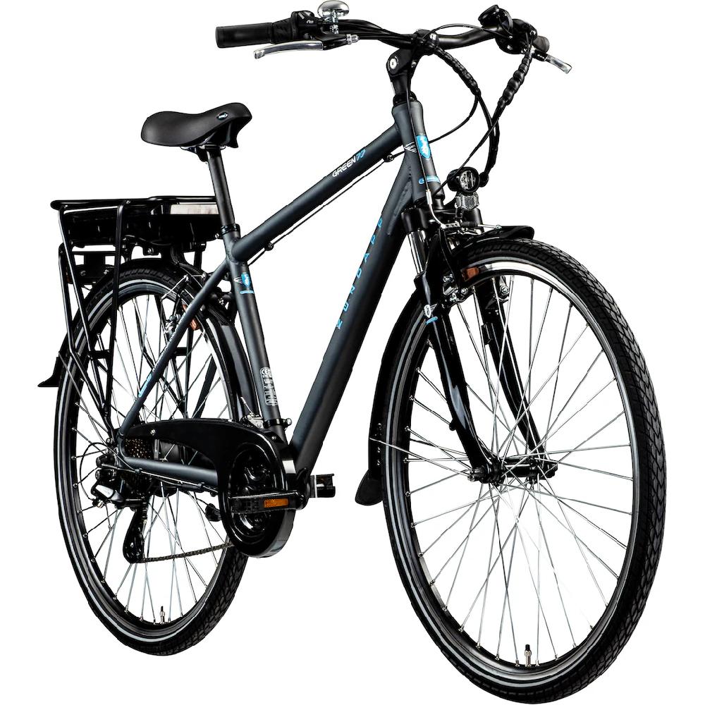 Zündapp E-Bike »Green 7.7 Herren« 21 Gang Shimano Altus Heckmotor 250 W Pedelec Elektrofahrrad für Damen u. Herren Trekkingrad Black Friday