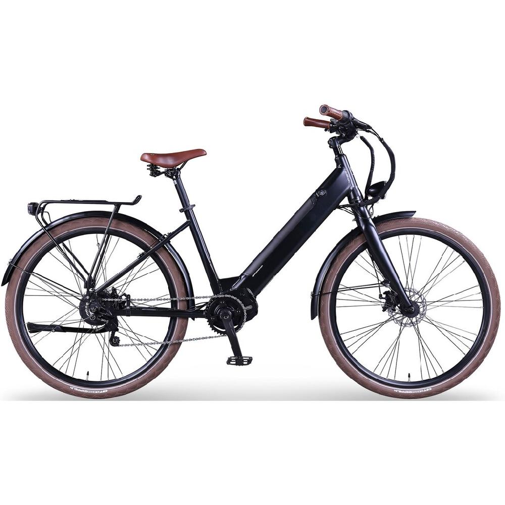 eGO Movement E-Bike »City 25 Julia Wave 45 cm Schwarz 28"« Enviolo Mittelmotor 250 W Pedelec Elektrofahrrad für Damen u. Herren Cityrad Vatertagsangebot