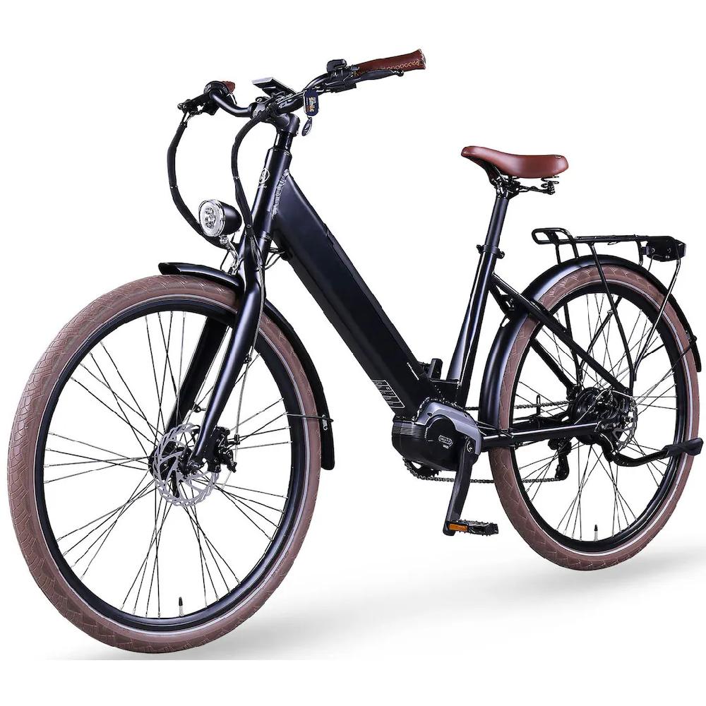eGO Movement E-Bike »City 25 Julia Wave 45 cm Schwarz 28"« Enviolo Mittelmotor 250 W Pedelec Elektrofahrrad für Damen u. Herren Cityrad Vatertagsangebot