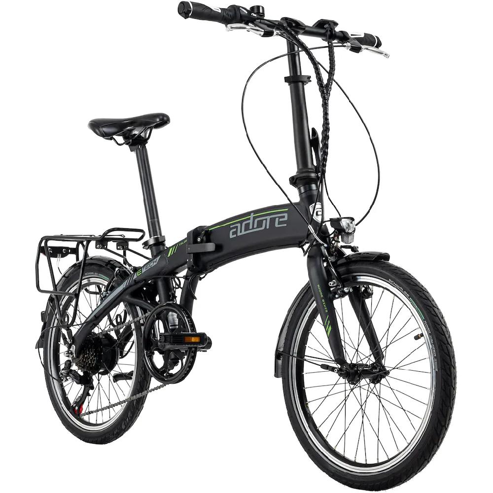 Adore E-Bike »Cologne« 6 Gang Shimano Tourney Heckmotor 250 W Pedelec Elektrofahrrad für Damen u. Herren Klapprad Jubiläumsangebot