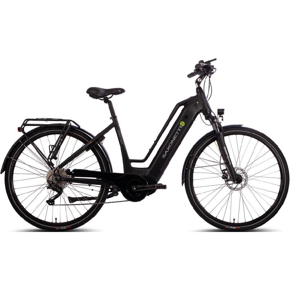 SAXONETTE E-Bike »Quantum Sport« 10 Gang Shimano Mittelmotor 250 W Pedelec Elektrofahrrad für Damen u. Herren Trekkingrad Lagerräumung