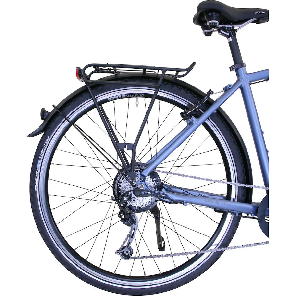 HAWK Bikes E-Bike »eTrekking Gent« 8 Gang microSHIFT Microshift Heckmotor 250 W Pedelec Elektrofahrrad für Herren Trekkingrad Heißer Verkauf