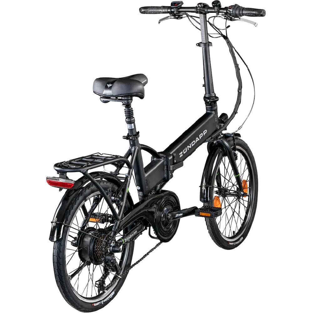 Zündapp E-Bike »Z101« 6 Gang Shimano Tourney Heckmotor 250 W Pedelec Elektrofahrrad für Damen u. Herren Klapprad auf Rechnung online bestellen Neueste Mode