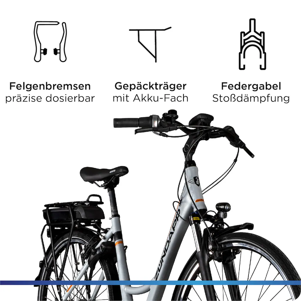 Zündapp E-Bike »X200« 7 Gang Shimano Nexus Mittelmotor 250 W Pedelec Elektrofahrrad für Damen u. Herren Cityrad Zeitlich begrenztes Angebot