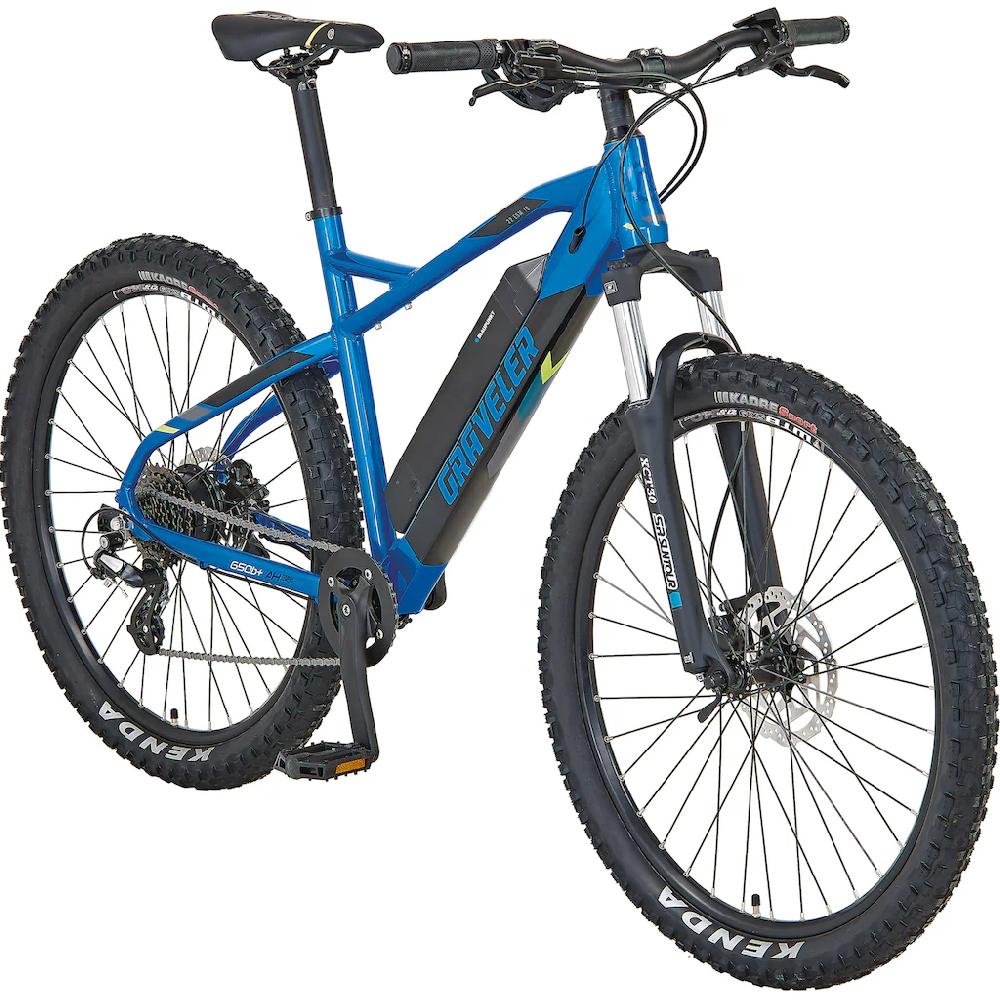 Prophete E-Bike »Graveler 22.ESM.10« 8 Gang Shimano Altus Heckmotor 250 W Pedelec Elektrofahrrad für Damen u. Herren MTB Mountainbike auf Rechnung online bestellen Letzte 3 Tage