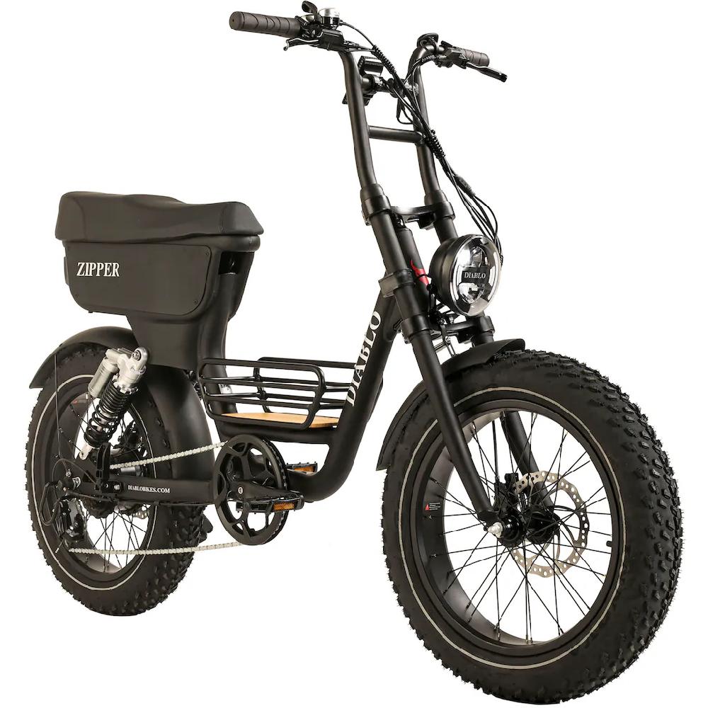DIABLO BIKES E-Bike »Fat E-Bike 20" Kompakt Bike Zipper RH 50 cm« 7 Gang Shimano Tourney Heckmotor 250 W Pedelec Elektrofahrrad für Damen und Herren auf Rechnung kaufen Neueste Stile