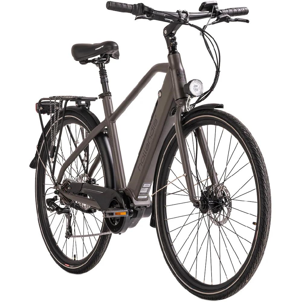 Hollandia E-Bike »Mantova« 7 Gang Shimano Tourney Mittelmotor 250 W Pedelec Elektrofahrrad für Damen u. Herren Urbanbike Vierteljährliche Förderung