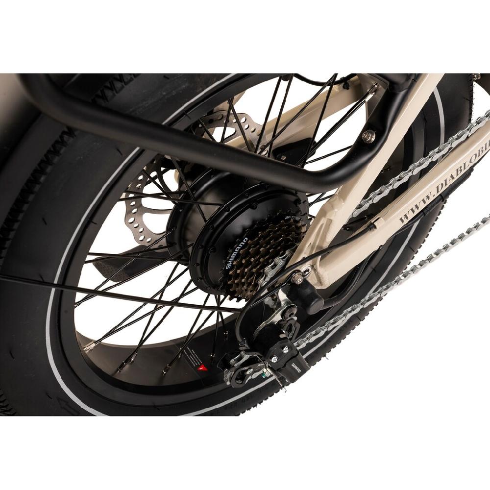 DIABLO BIKES E-Bike »Storm« 7 Gang Shimano Tourney Heckmotor 250 W Pedelec Elektrofahrrad für Damen u. Herren Cityrad auf Rechnung Clearance-Verkauf