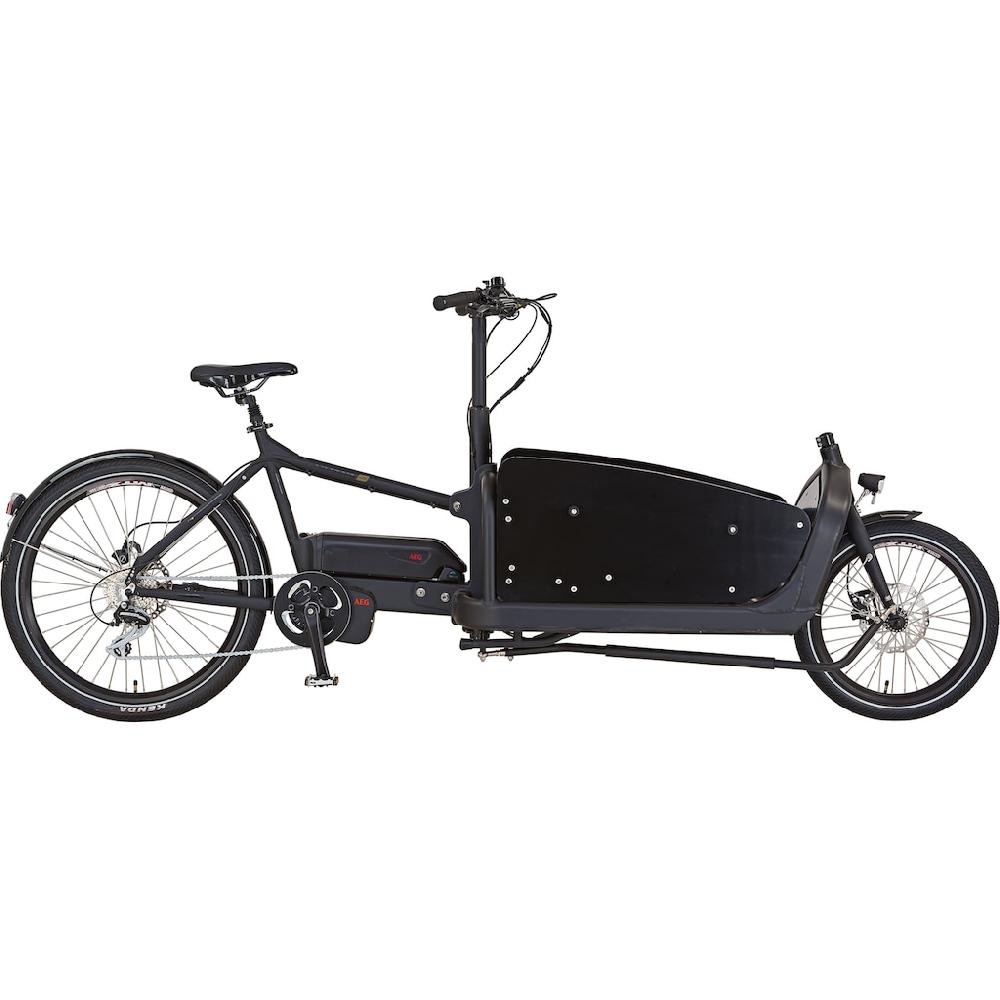 Prophete E-Bike »CARGO 22.ETL.20« 8 Gang Shimano Acera Mittelmotor 250 W Pedelec Elektrofahrrad für Damen u. Herren Lastenrad auf Rechnung bestellen 2025