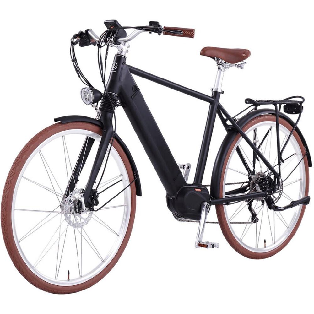 eGO Movement E-Bike »Classic 25 Cäsar Herren 54 cm Schwarz 28"« 10 Gang Shimano Deore Mittelmotor 250 W Pedelec Elektrofahrrad für Damen u. Herren Cityrad Auslauf