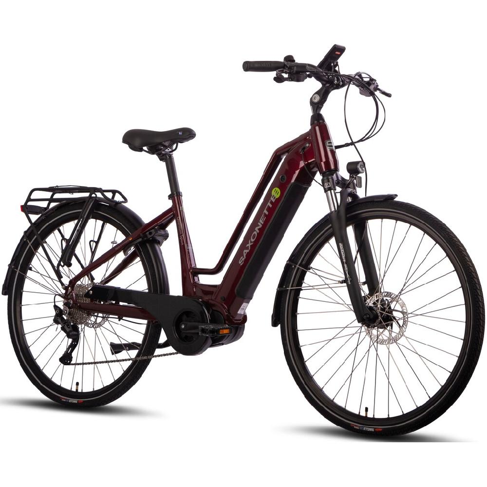 SAXONETTE E-Bike »Quantum Plus« 8 Gang Shimano Nexus Mittelmotor 250 W Pedelec Elektrofahrrad für Damen u. Herren Cityrad auf Rechnung online bestellen Verkauf