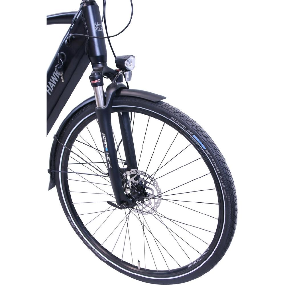 HAWK Bikes E-Bike »eTrekking Integrated Gent STEPS« 9 Gang Shimano Alivio 9-Gang Mittelmotor 250 W Pedelec Elektrofahrrad für Damen u. Herren Trekkingrad auf Raten im Angebot