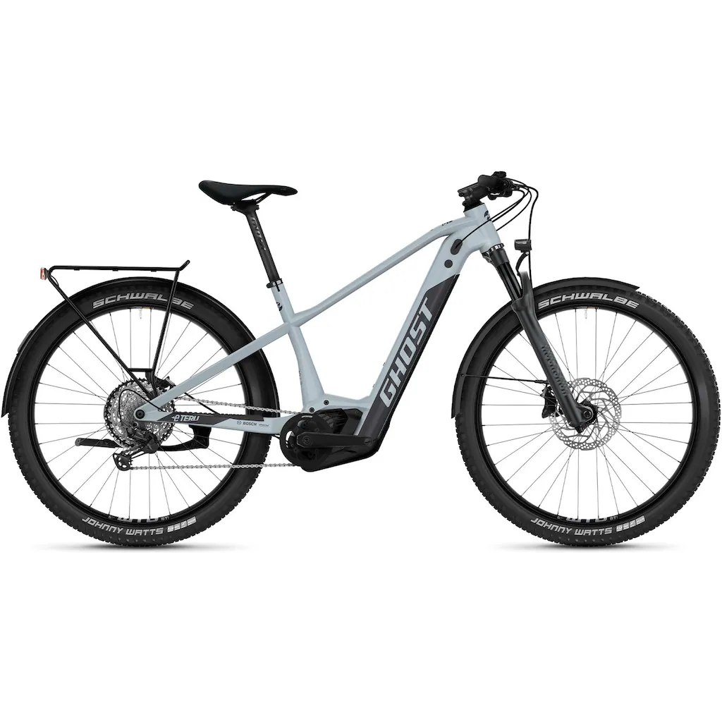 Ghost E-Bike »E-Teru B Pro EQ« 12 Gang Shimano XT RD-M8100 Mittelmotor 250 W Pedelec Elektrofahrrad für Damen u. Herren MTB Mountainbike auf Rechnung kaufen Schlussverkauf