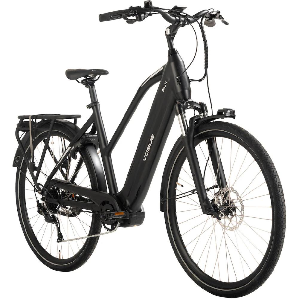 VOGUE BIKE E-Bike »SLX« 9 Gang Shimano Alivio Mittelmotor 250 W Pedelec Elektrofahrrad für Damen u. Herren Cityrad Kostenloser Versand