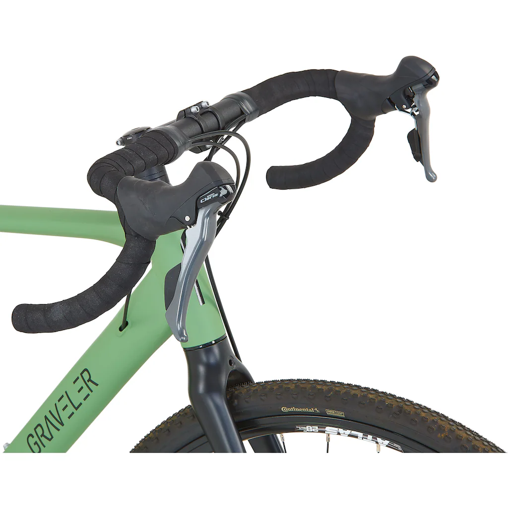 Prophete Gravelbike »Prohete Graveler« 16 Gang Shimano Claris Schaltwerk Kettenschaltung auf Rechnung Exklusivangebot