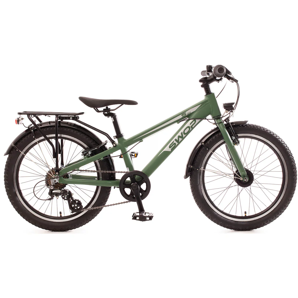 Bachtenkirch ATB »20" "SWOP" Jugendfahrrad matt-grün« 7 Gang Shimano Altus Schaltwerk Kettenschaltung Exklusive Angebote