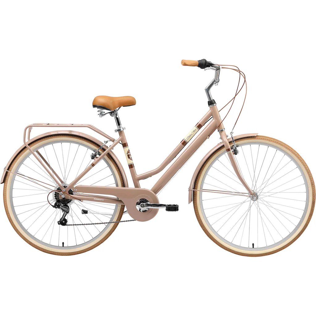 Bikestar Cityrad 7 Gang Shimano RD-TY21 Schaltwerk Kettenschaltung für Damen Kettenschaltung auf Rechnung bestellen Blitzangebot