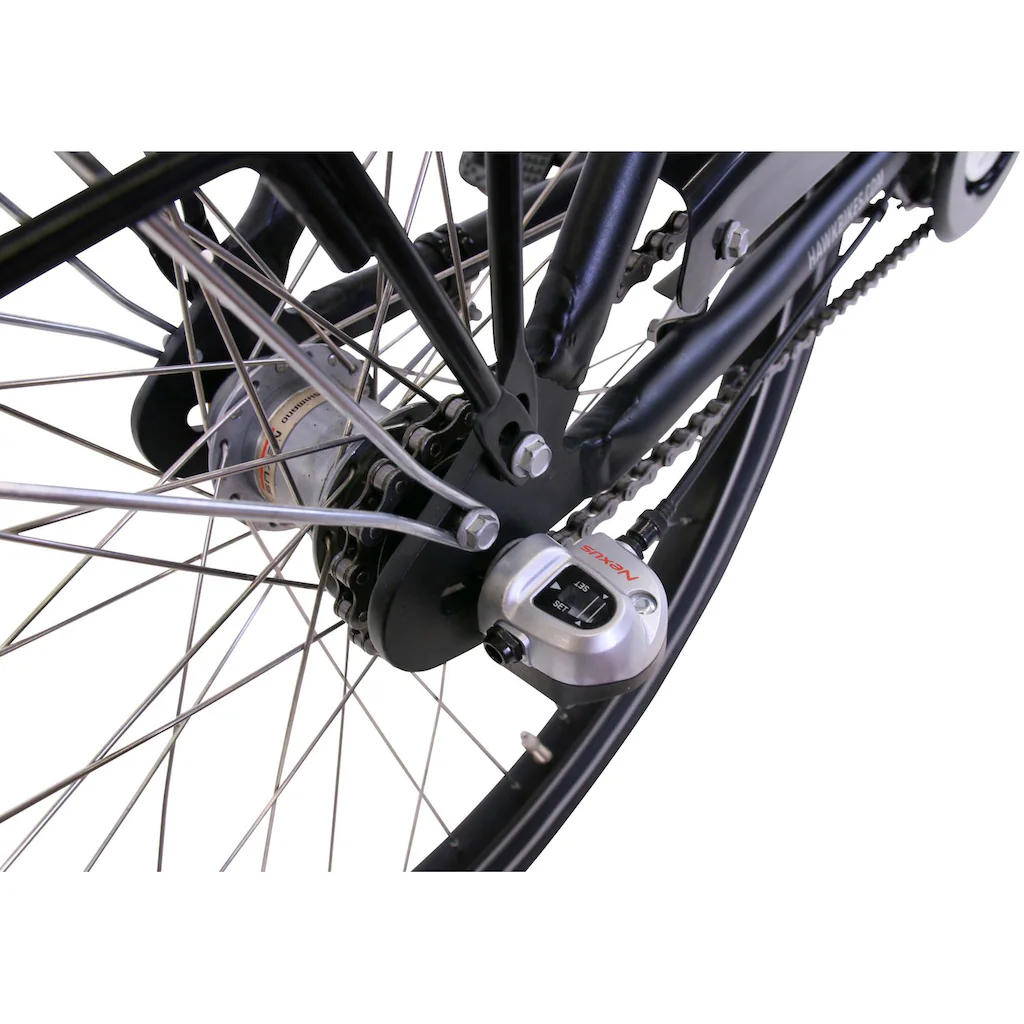 HAWK Bikes Cityrad »City Comfort Premium Black« 3 Gang Shimano Nexus Schaltwerk für Damen und Herren auf Rechnung online kaufen Tägliche Deals