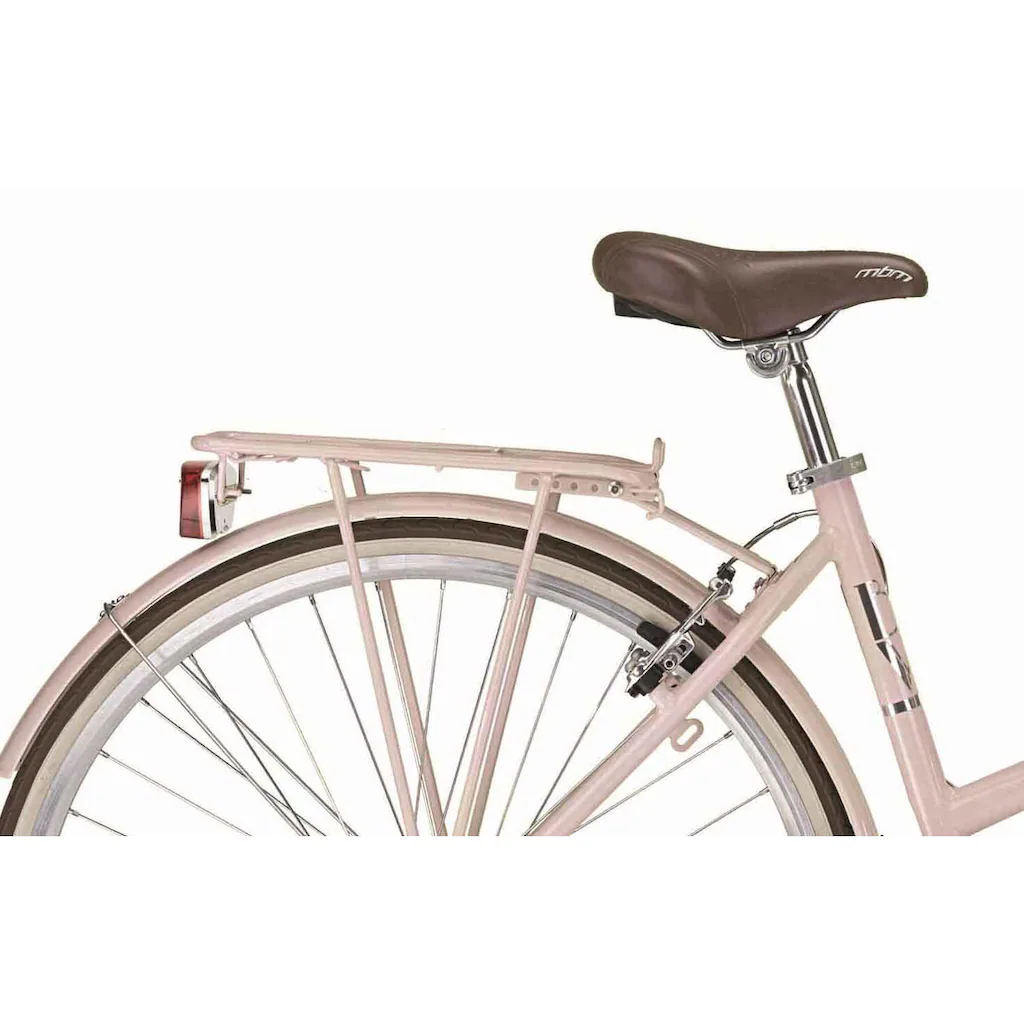 MBM Trekkingrad »New Boulevard« 18 Gang Shimano TY300 Schaltwerk Kettenschaltung für Damen Kettenschaltung Sonderangebote