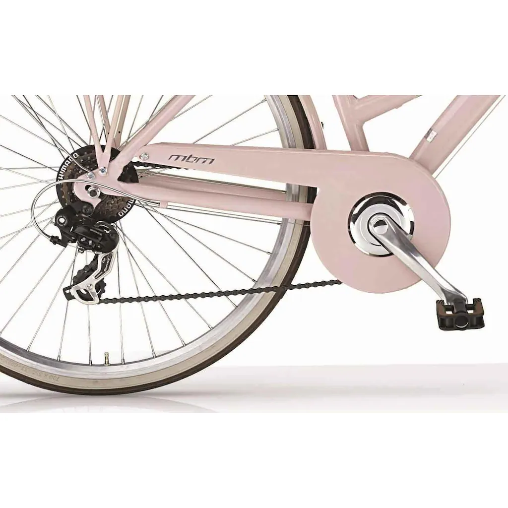 MBM Trekkingrad »New Boulevard« 18 Gang Shimano TY300 Schaltwerk Kettenschaltung für Damen Kettenschaltung Sonderangebote