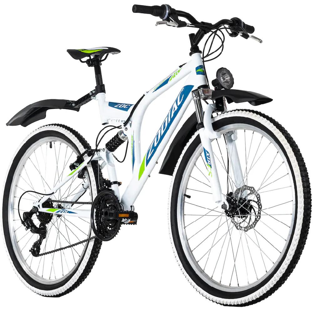 KS Cycling Mountainbike »Zodiac« 21 Gang Shimano Tourney Schaltwerk Kettenschaltung für Damen und Herren Kettenschaltung auf Rechnung online bestellen Neueste Stile