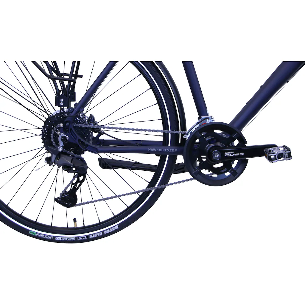 HAWK Bikes Trekkingrad »Trekking Gent Deluxe Plus Ocean Blue« 20 Gang Shimano Shimano CUES Schaltwerk für Herren auf Rechnung online kaufen Bis zu 50% Rabatt