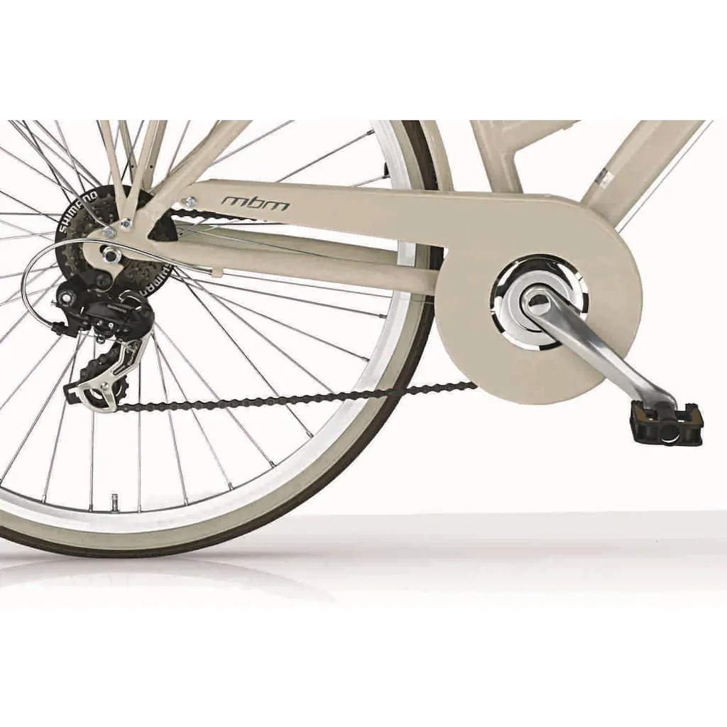 MBM Trekkingrad »New Boulevard« 18 Gang Shimano TY300 Schaltwerk Kettenschaltung für Damen Kettenschaltung auf Rechnung bestellen Sonderangebot der Fabrik