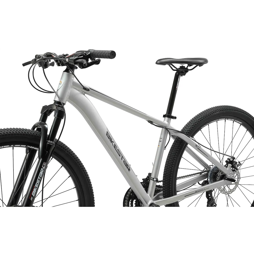 Bikestar Mountainbike 21 Gang Shimano RD-TY300 Schaltwerk Kettenschaltung für Damen und Herren Kettenschaltung Nur noch ein Tag übrig