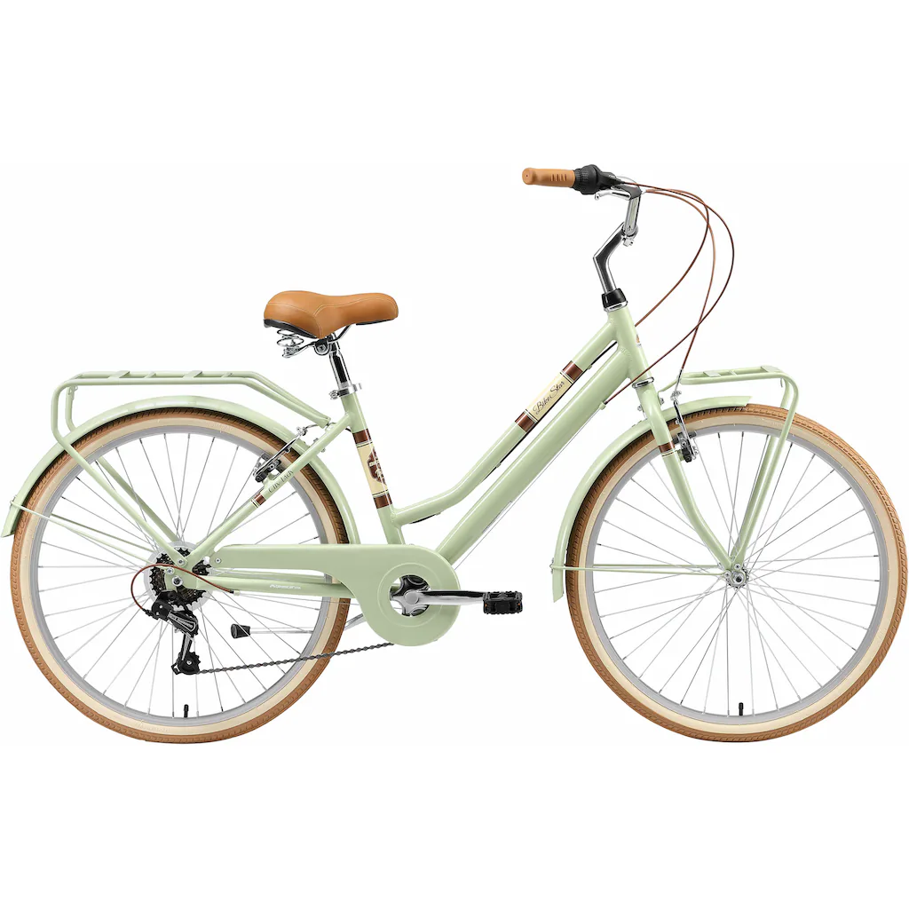 Bikestar Cityrad 7 Gang Shimano RD-TY21 Schaltwerk Kettenschaltung für Damen Kettenschaltung auf Rechnung kaufen Super Rabatt