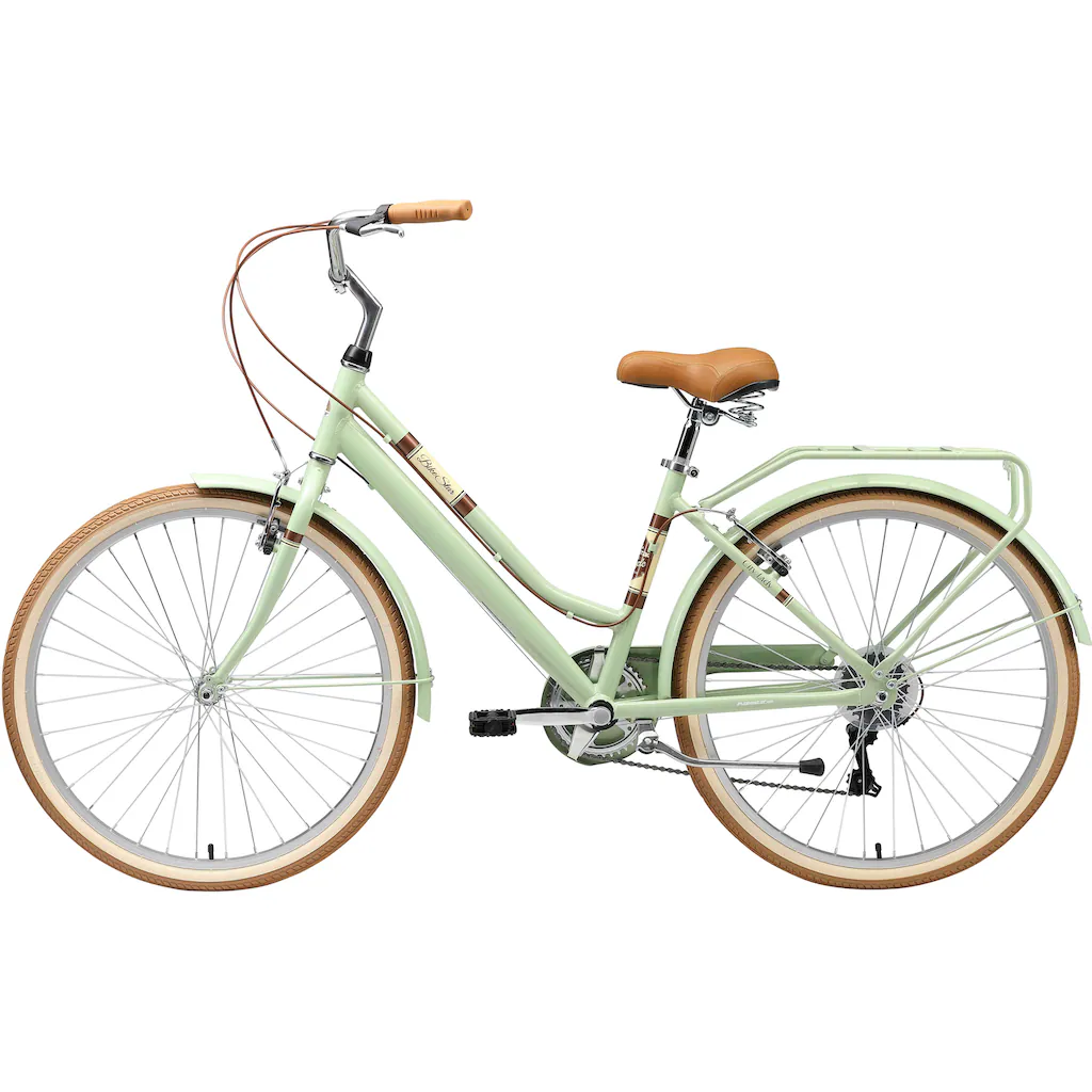 Bikestar Cityrad 7 Gang Shimano RD-TY21 Schaltwerk Kettenschaltung für Damen Kettenschaltung auf Rechnung kaufen Super Rabatt