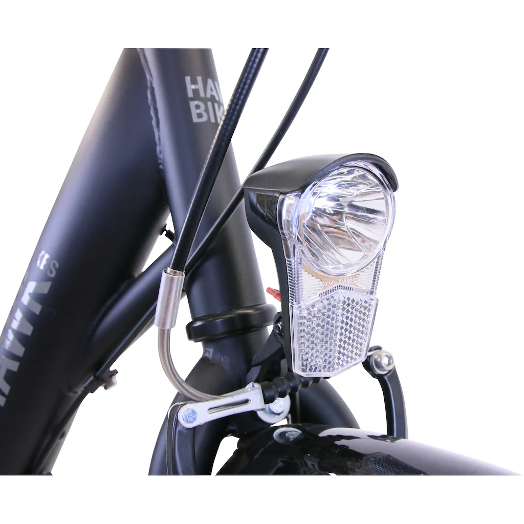 HAWK Bikes Cityrad »City Wave Premium Plus Black« 3 Gang Shimano Nexus Schaltwerk für Damen und Herren Black Friday Preise