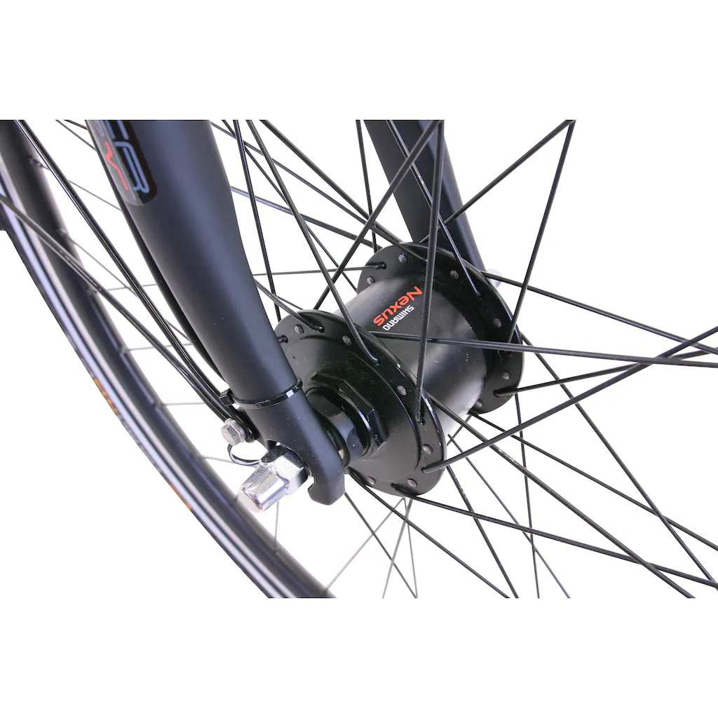 HAWK Bikes Trekkingrad »HAWK Trekking Gent Premium Plus Black« 24 Gang microSHIFT auf Rechnung 2025