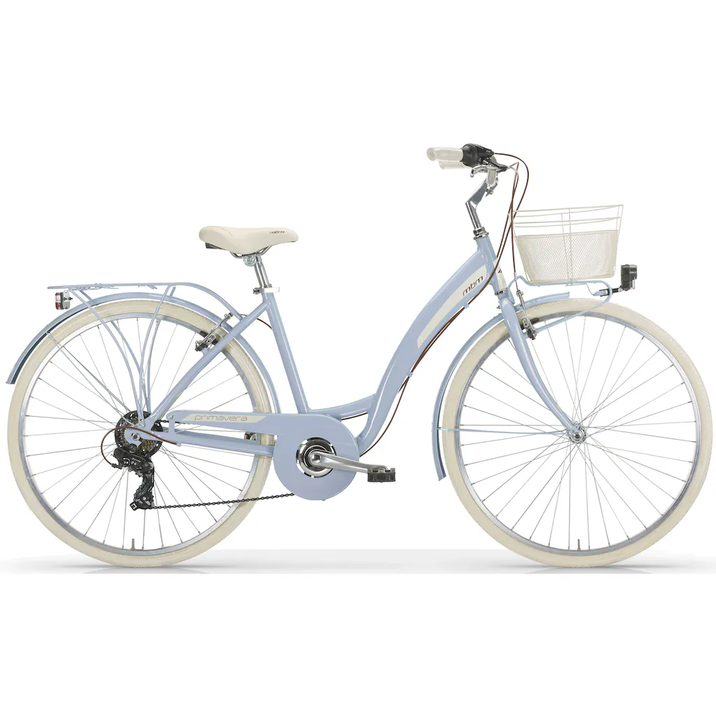 MBM Cityrad »NEW Primavera« 6 Gang Shimano TY300 Schaltwerk Kettenschaltung für Damen Kettenschaltung Auslauf