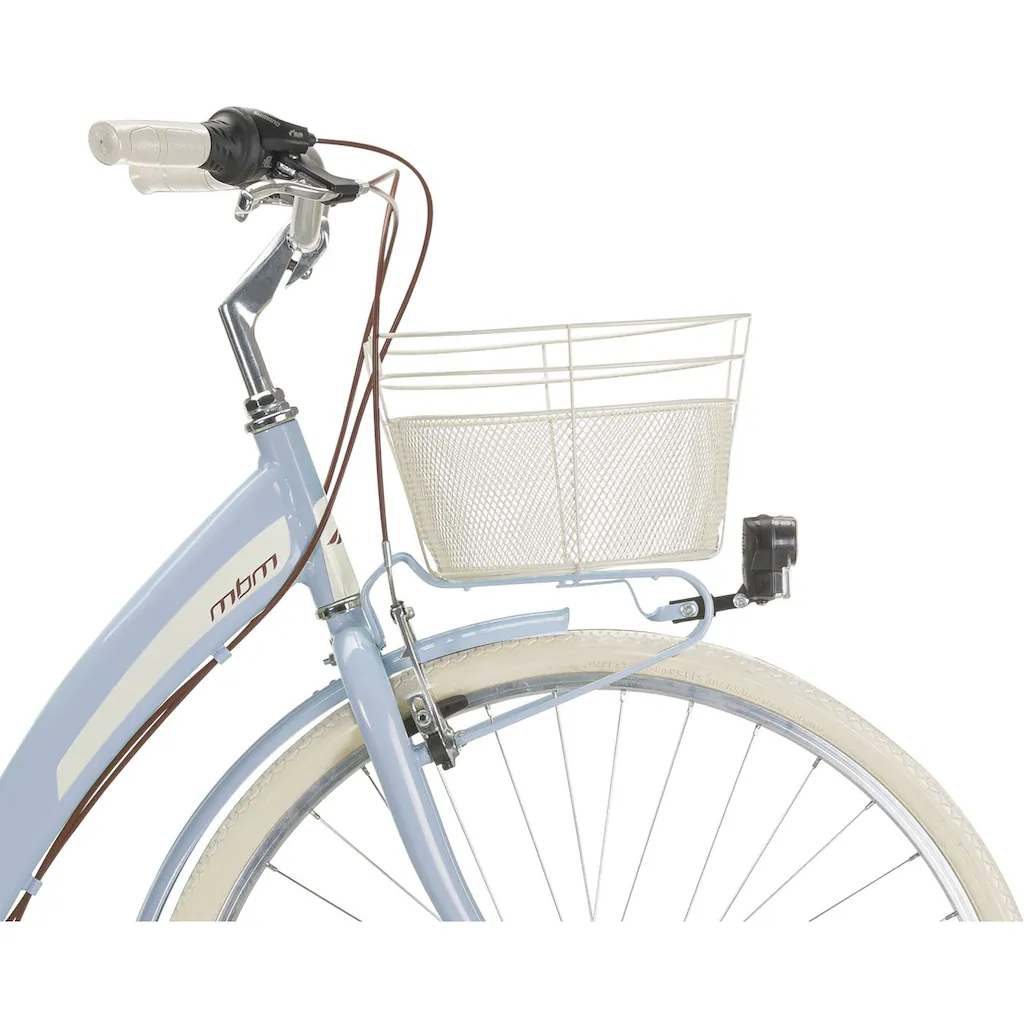MBM Cityrad »NEW Primavera« 6 Gang Shimano TY300 Schaltwerk Kettenschaltung für Damen Kettenschaltung Auslauf