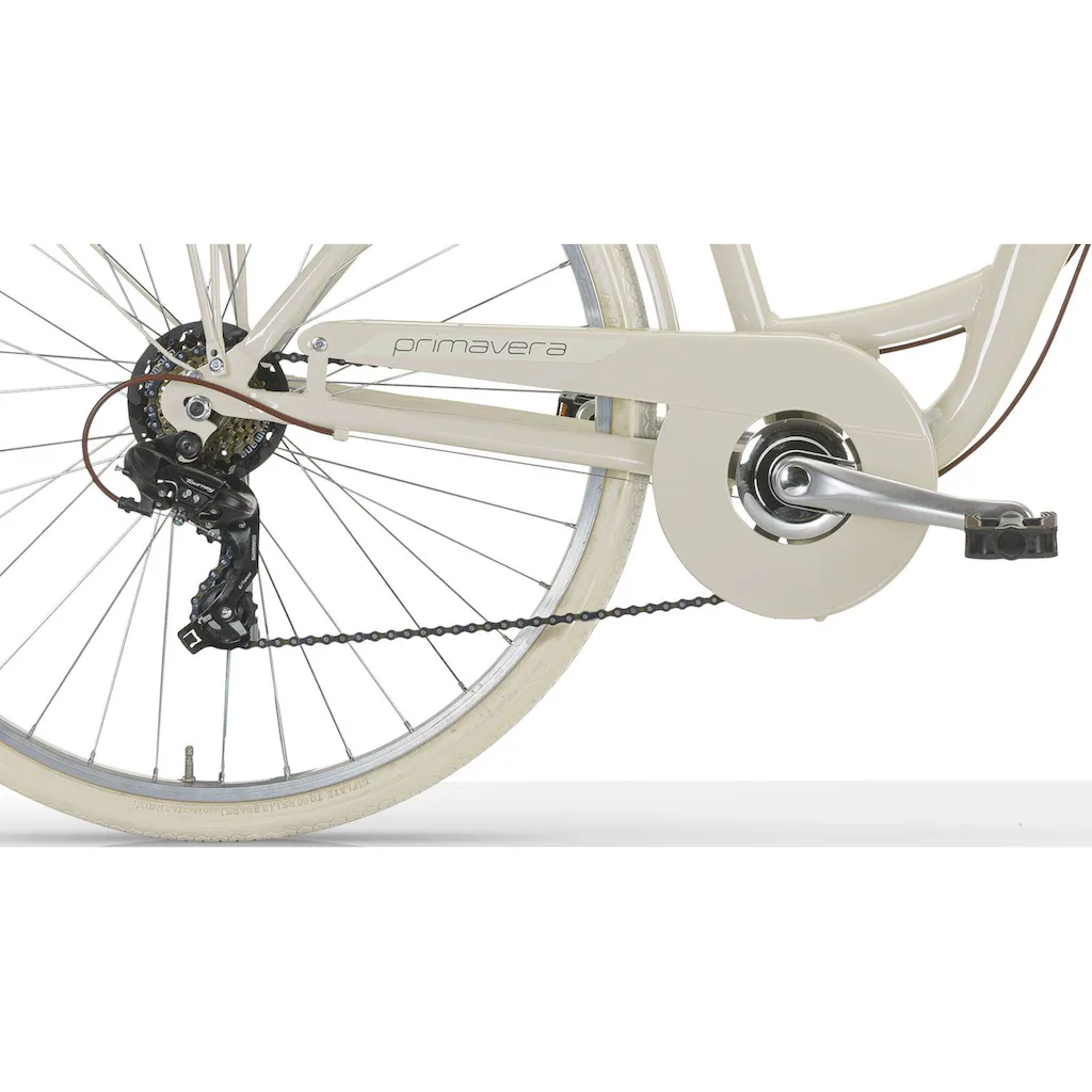 MBM Cityrad »NEW Primavera« 6 Gang Shimano TY300 Schaltwerk Kettenschaltung für Damen Kettenschaltung Meist gekauft