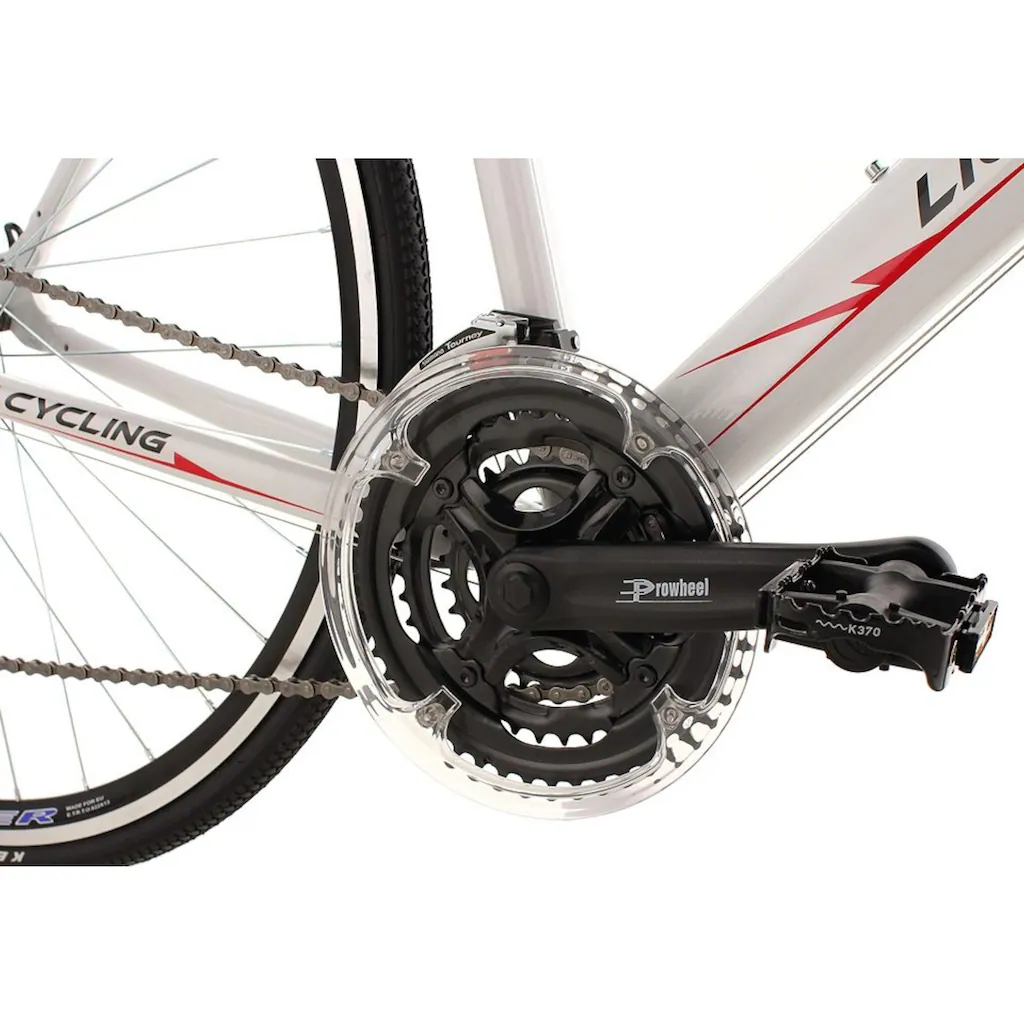 KS Cycling Fitnessbike »Lightspeed« 21 Gang Shimano Tourney RD-TX 35 Schaltwerk Kettenschaltung für Damen und Herren Kettenschaltung auf Raten Osterangebot