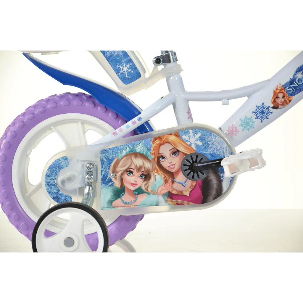 Dino Kinderfahrrad »Snow Queen Eiskönigin 12 Zoll« 1 Gang mit Stützrädern Korb und Puppensitz auf Rechnung online bestellen Online Outlet
