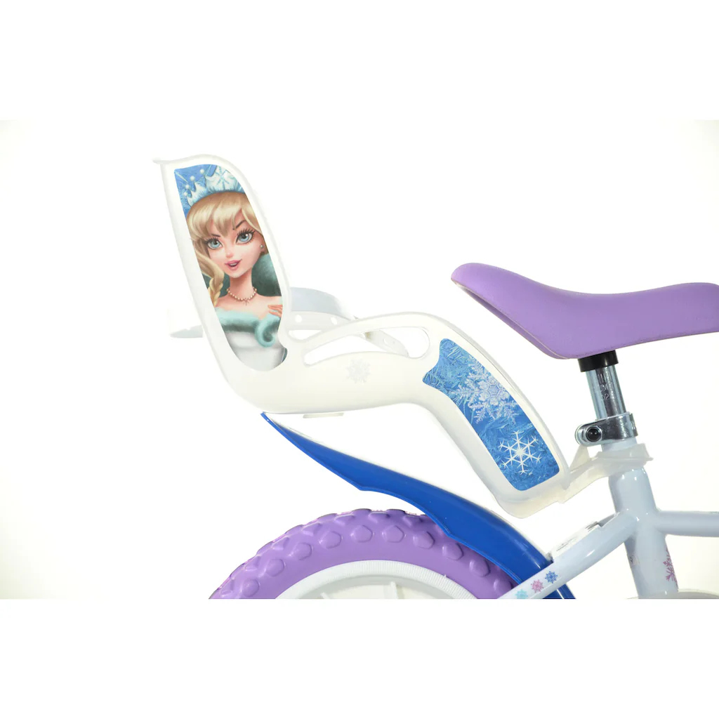 Dino Kinderfahrrad »Snow Queen Eiskönigin 12 Zoll« 1 Gang mit Stützrädern Korb und Puppensitz auf Rechnung online bestellen Online Outlet