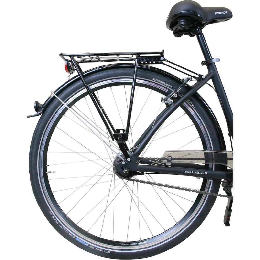 HAWK Bikes Cityrad »City Wave Easy Black« 7 Gang Shimano Nexus Schaltwerk für Damen und Herren auf Rechnung online kaufen Riesige Ersparnisse