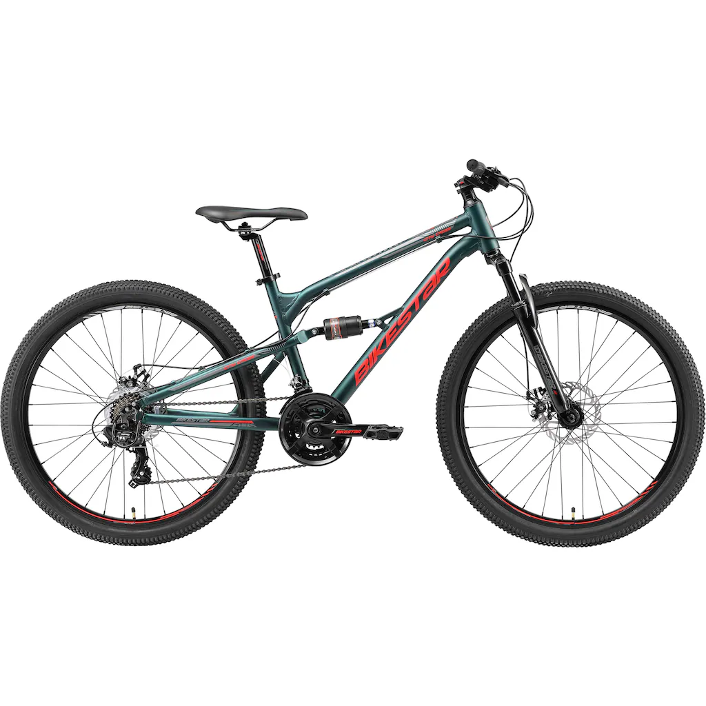 Bikestar Mountainbike 21 Gang Shimano RD-TY300 Schaltwerk Kettenschaltung für Damen und Herren Kettenschaltung auf Rechnung online bestellen