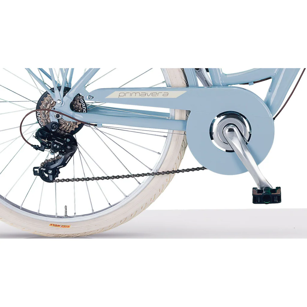 MBM Cityrad »PRIMAVERA« 6 Gang Shimano TY300 Schaltwerk Kettenschaltung für Damen Kettenschaltung Bis zu 50% Rabatt