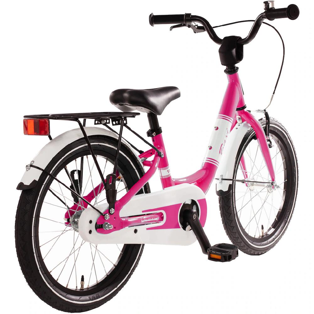 Bachtenkirch Kinderfahrrad »18" Baxi - pink« 1 Gang ohne Schaltung (Packung) Alu Kinderfahrrad mit Vollausstattung erhältlich in 14/16/18 Zoll auf Rechnung online bestellen Nur für heute
