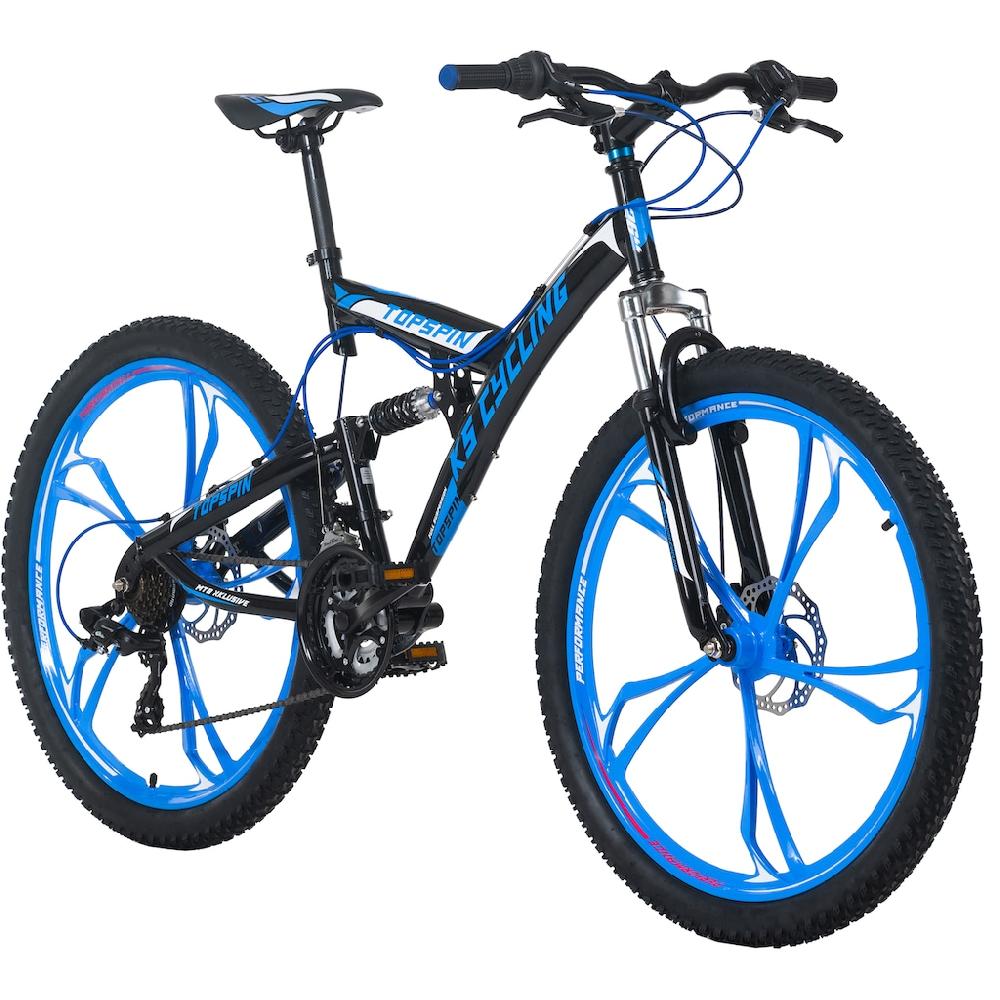 KS Cycling Mountainbike »Topspin« 21 Gang Shimano Tourney Schaltwerk Kettenschaltung für Herren Kettenschaltung auf Rechnung bestellen Im Verkauf