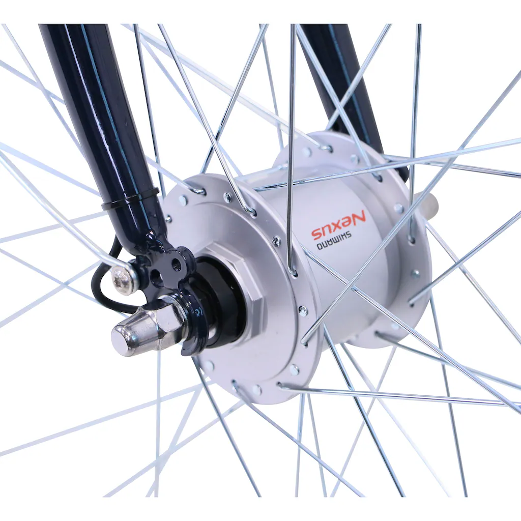 HAWK Bikes Cityrad »CITYTREK EASY BLUE LADY« 7 Gang Shimano Tourney Schaltwerk Kettenschaltung für Damen und Herren Kettenschaltung auf Raten Rabatte dieses Monats