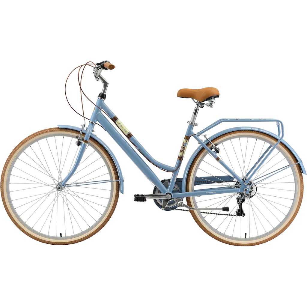 Bikestar Cityrad 7 Gang Shimano RD-TY21 Schaltwerk Kettenschaltung für Damen Kettenschaltung auf Rechnung kaufen Günstiger Verkauf