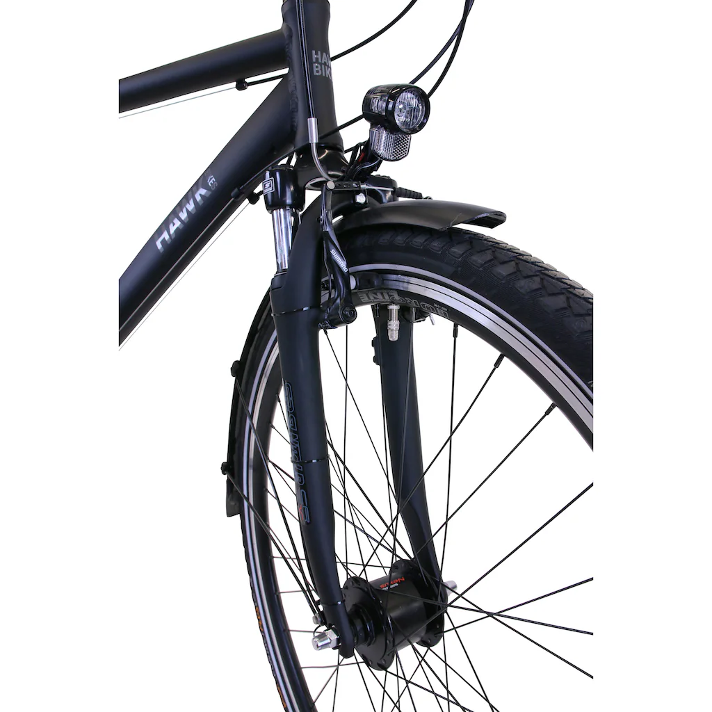 HAWK Bikes Trekkingrad »Trekking Gent Premium Black« 24 Gang microSHIFT für Herren Günstig kaufen