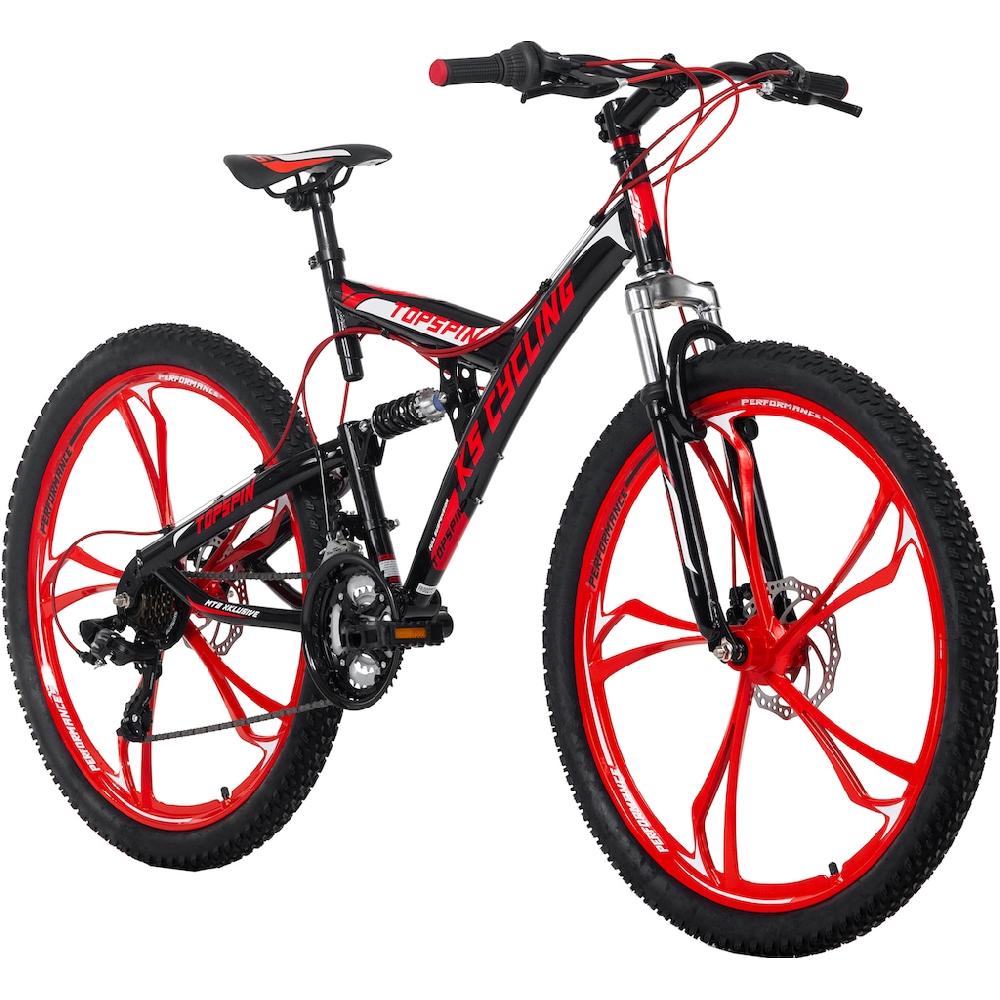 KS Cycling Mountainbike »Topspin« 21 Gang Shimano Tourney Schaltwerk Kettenschaltung für Herren Kettenschaltung auf Raten Begrenztes Angebot