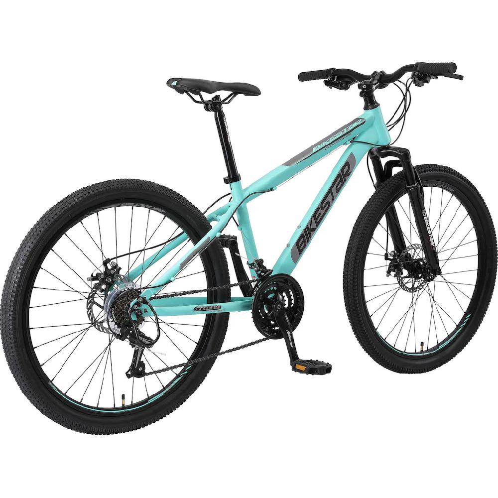 Bikestar Mountainbike 21 Gang Shimano RD-TY300 Schaltwerk Kettenschaltung für Damen und Herren Kettenschaltung auf Rechnung bestellen Saisonschlussverkauf