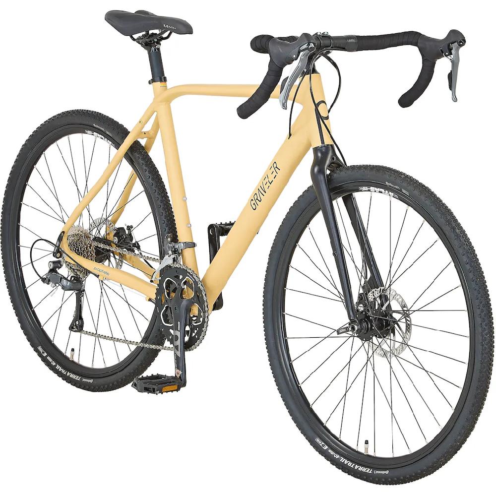 Prophete Gravelbike »Graveler« 16 Gang Shimano Claris Schaltwerk Kettenschaltung für Herren Kettenschaltung Vatertagsangebot